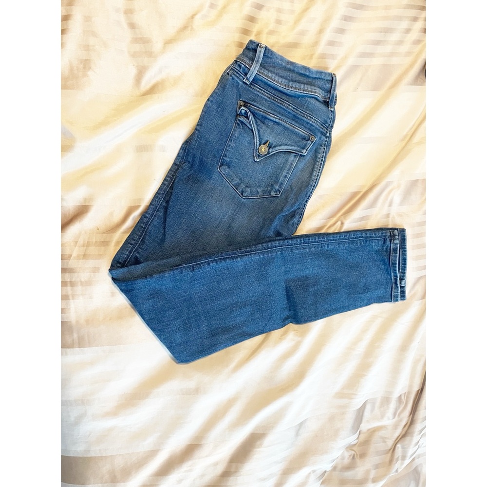 Designer Hudson Jeans Women's Classic Blue Skinny Jeans